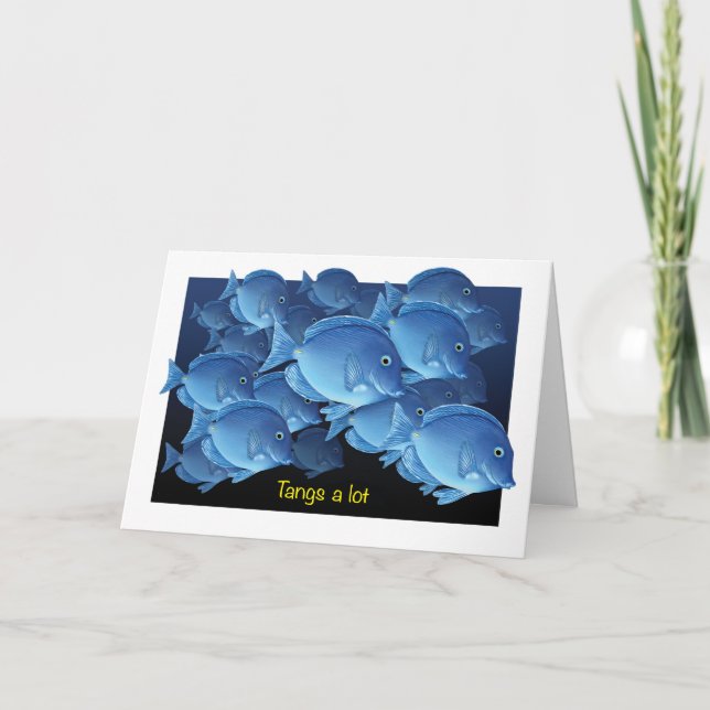 Cartão De Agradecimento Tangs a Lot Thank You Card (Frente)