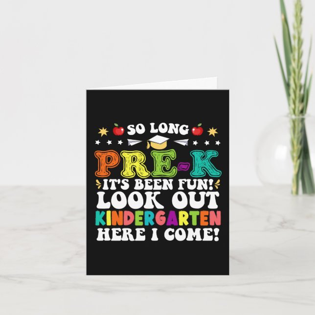 Cartão De Agradecimento Tanto Tempo Antes Do K Que Foi Divertido Olhar Par (Frente)