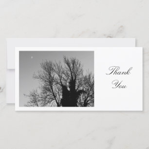 Cartão De Agradecimento Tarde Medieval do inverno - Obrigado