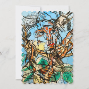 Cartão De Agradecimento Tarin, Infinity Dots by After Francis Picabia