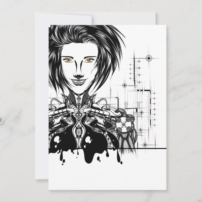 Cartão De Agradecimento Tarjeta de agradecimiento plana (Frente)