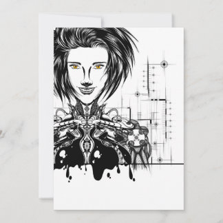 Cartão De Agradecimento Tarjeta de agradecimiento plana