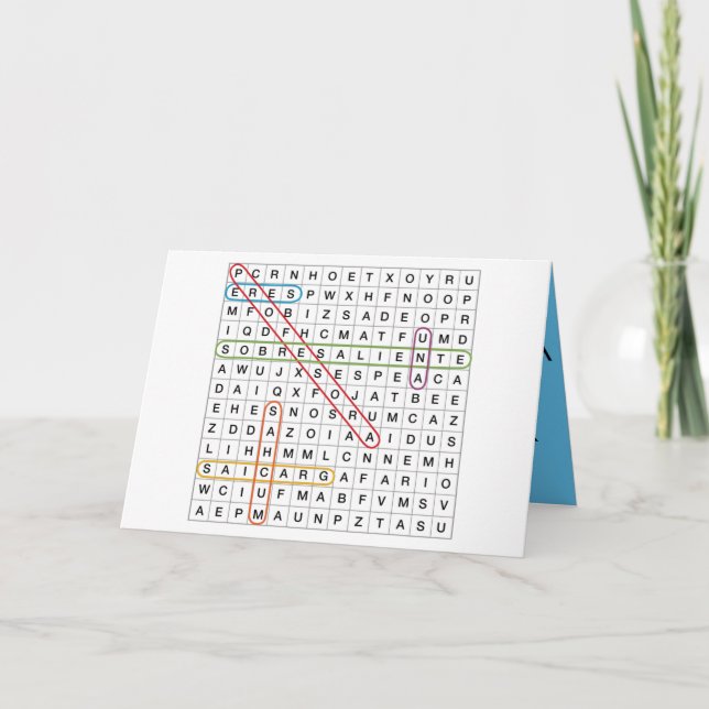 Cartão De Agradecimento Tarjeta doble. Eres una profesora sobresaliente.  (Frente)