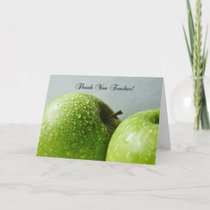 Cartão De Agradecimento teacher thank you greeting card