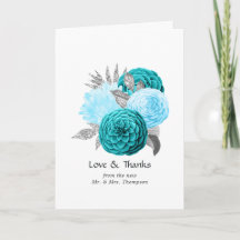 Teal - Turquesa e Casamento Floral de Prata
