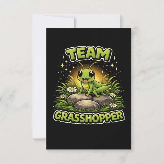 Cartão De Agradecimento Team Grasshopper (Frente)