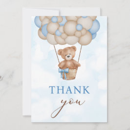 Cartão De Agradecimento Teddy Bear Baby