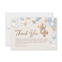 Teddy Bear Boy Baby Shower