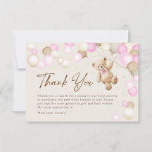 Teddy Bear Girl Baby Shower