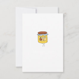 Cartão De Agradecimento Tema de mel, personalize o Mel,