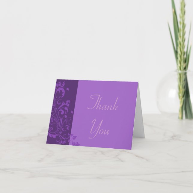Cartão De Agradecimento Template - THANK YOU (Frente)