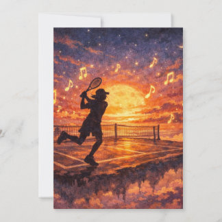 Cartão De Agradecimento Tênis Celestial