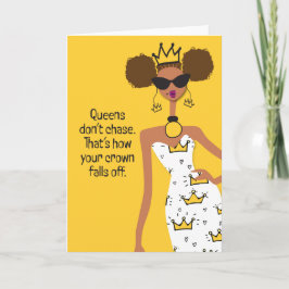 Cartão De Agradecimento Terapia de baixo nível - Rainhas não perseguem