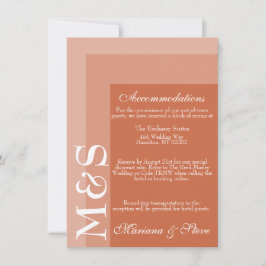 Cartão De Agradecimento Terracotta Simple Script Wedding
