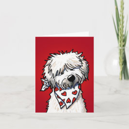 Cartão De Agradecimento Terrier Wheaten Caprichoso