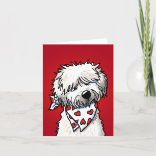 Cartão De Agradecimento Terrier Wheaten Caprichoso 