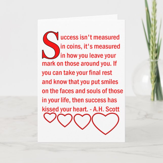 Cartão de Agradecimento Tesouro Verdadeiro (Frente)