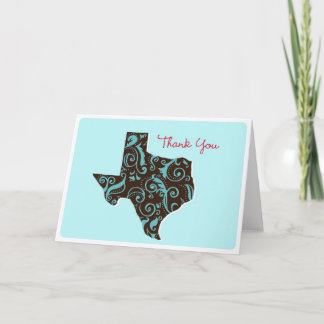 Cartão De Agradecimento Texas Obrigado