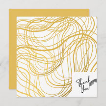 Texto branco e preto Dourado elegante