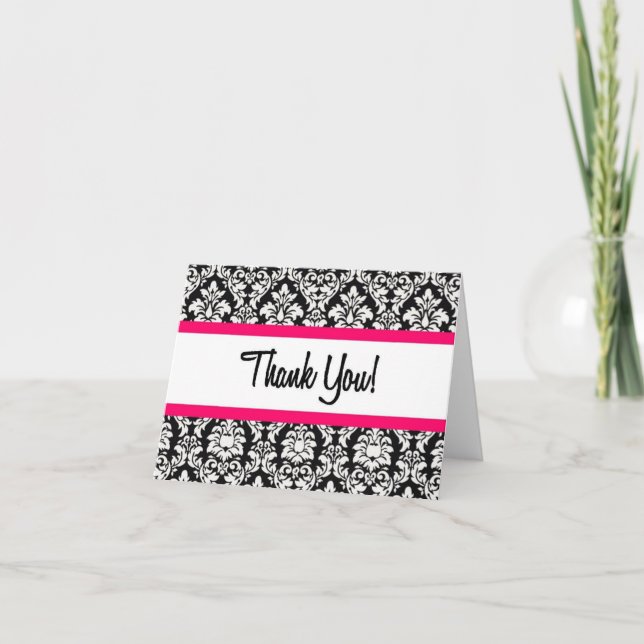 Cartão De Agradecimento Thank You (Frente)