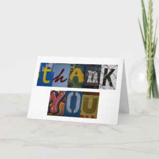 Cartão De Agradecimento Thank You