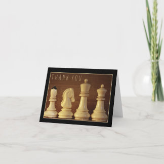 Cartão De Agradecimento “thank you!” 5.6x4 Chess