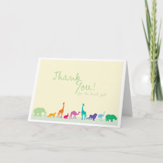 Cartão De Agradecimento Thank you animals card_horizontal