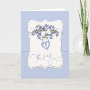 Cartão De Agradecimento Thank You Baby Sympathy with Heart Tiny Foot Print