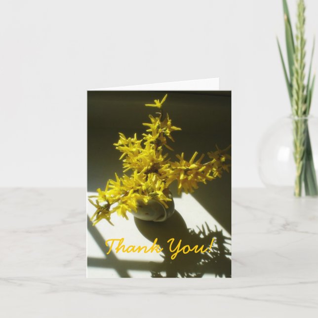 Cartão De Agradecimento Thank You Bouquet (Frente)