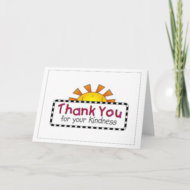 Cartão De Agradecimento Thank you Card (Frente)