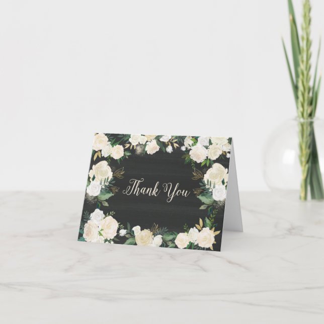 Cartão De Agradecimento Thank You Card (Frente)