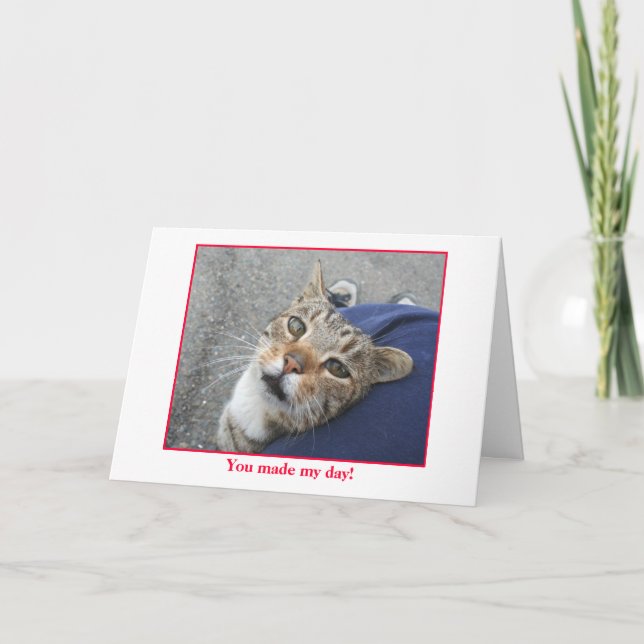 Cartão De Agradecimento Thank You Card. (Frente)