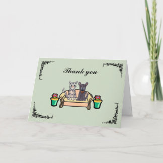 Cartão De Agradecimento Thank you card