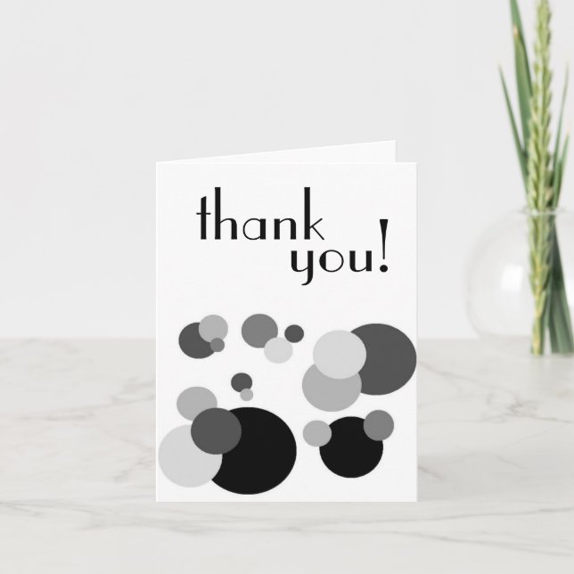 Cartão De Agradecimento Thank you card - Blank inside (Frente)