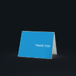 Cartão De Agradecimento Thank you card--"blue dream"<br><div class="desc">Blank inside. Fully customizable.</div>