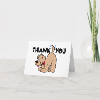 Cartão De Agradecimento Thank You Card - Dog