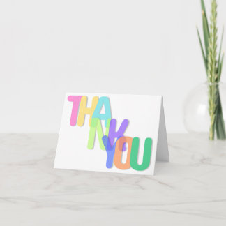 Cartão De Agradecimento Thank You Card Editable Template (Blank)