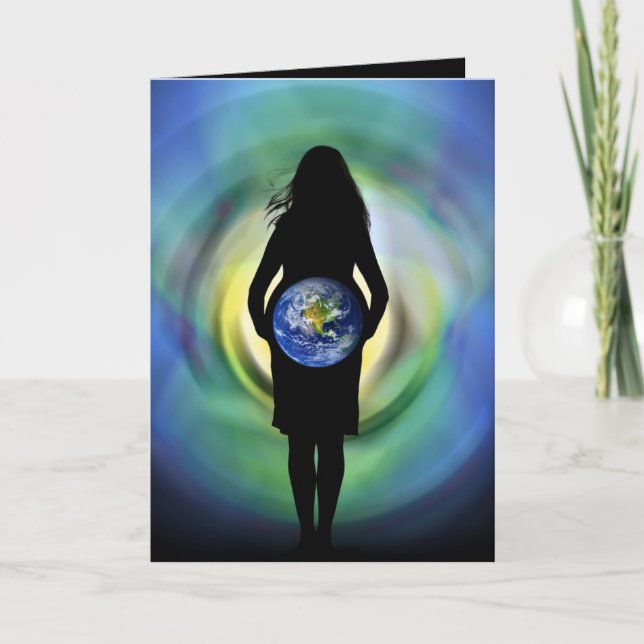 Cartão De Agradecimento Thank you Card for Birth Mother (Frente)