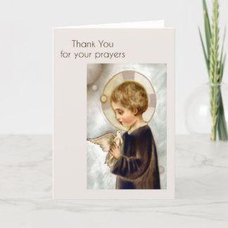 Cartão De Agradecimento Thank You Card for Prayers