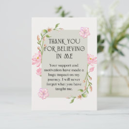 Cartão De Agradecimento thank you card for teachers
