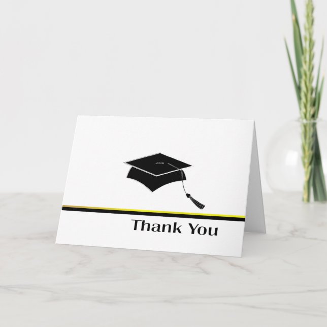 Cartão De Agradecimento Thank You Card - Graduation (Frente)