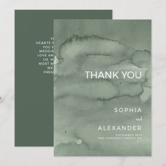 Cartão De Agradecimento  Thank You Card Wedding. 