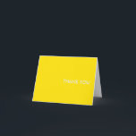Cartão De Agradecimento thank you card-"yellow sports car"<br><div class="desc">Blank inside. Fully customizable.</div>