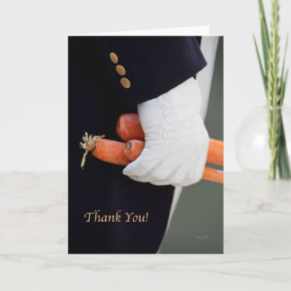 Cartão De Agradecimento Thank you carrots Card