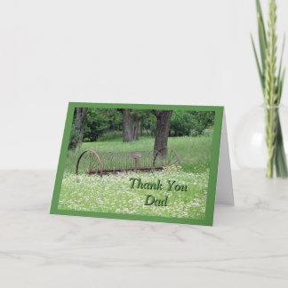 Cartão De Agradecimento Thank You Dad-changable words