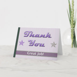 Cartão De Agradecimento Thank You Employee Relations