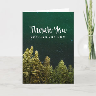 Cartão De Agradecimento Thank You Forest Card