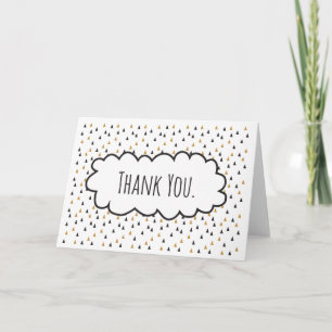 Cartão De Agradecimento Thank You Geometric Triangles Card