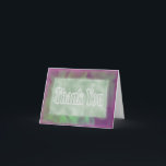 Cartão De Agradecimento Thank You in ruffles & pastels-  blank inside<br><div class="desc">You may choose to type in a message and add more handwritten message on each later--or leave them blank and hand write each one individually. Choose the note size or the larger greeting card size.I also offer a matching stamp as well as matching cards-choose greeting size or notecard in my...</div>