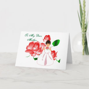 Cartão De Agradecimento "Thank You Mother From Daughter" Wedding Day Card